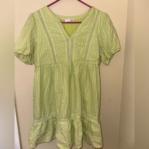 Vestique green dress